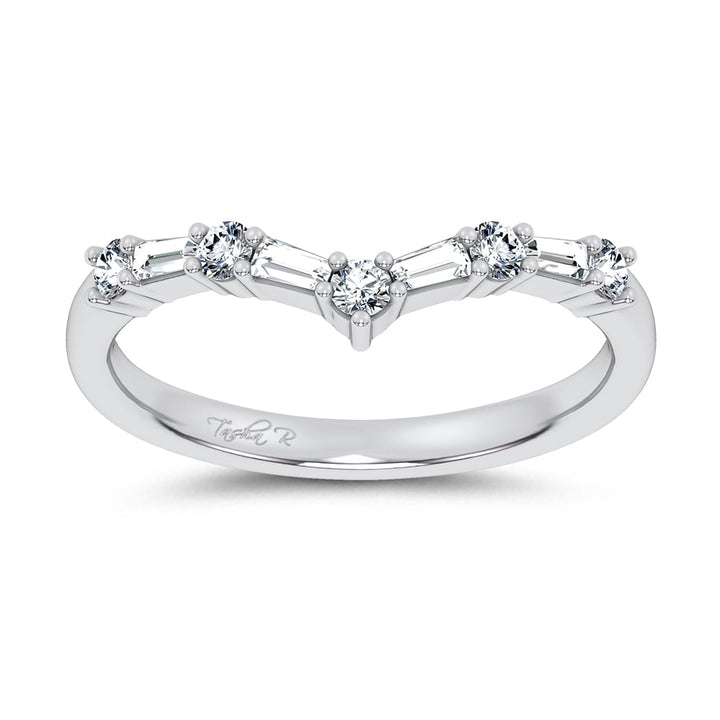 14K 0.21CT Certified Lab Grown  Diamond Enhancer Band