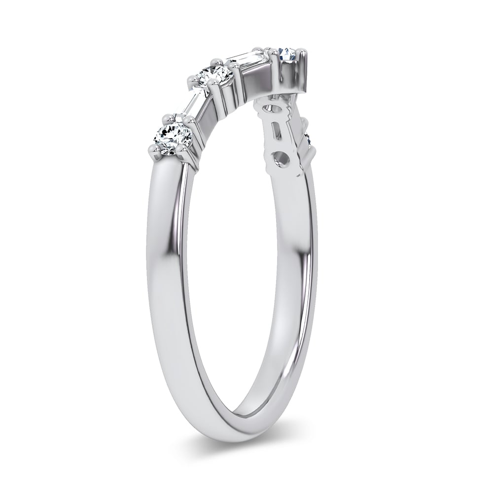 14K 0.21CT Certified Lab Grown  Diamond Enhancer Band