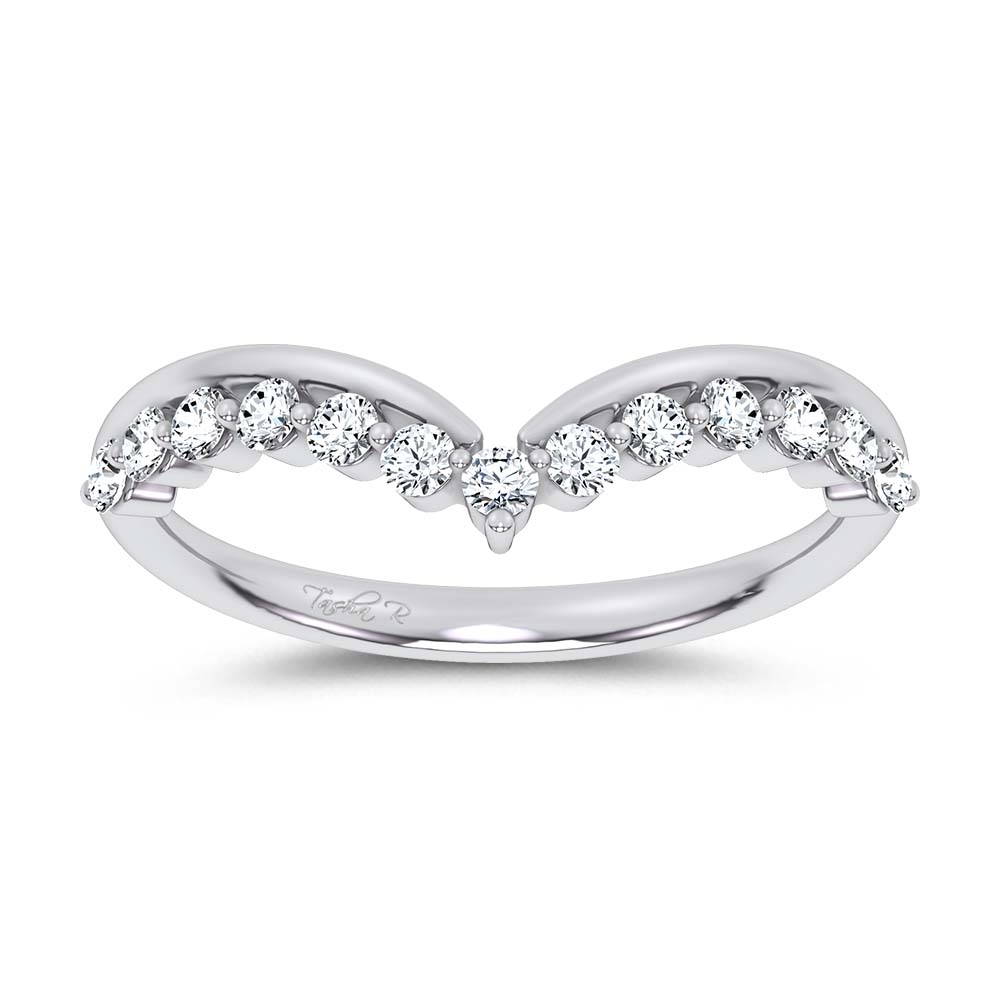 14K 0.25CT Certified Lab Grown  Diamond Enhancer Band