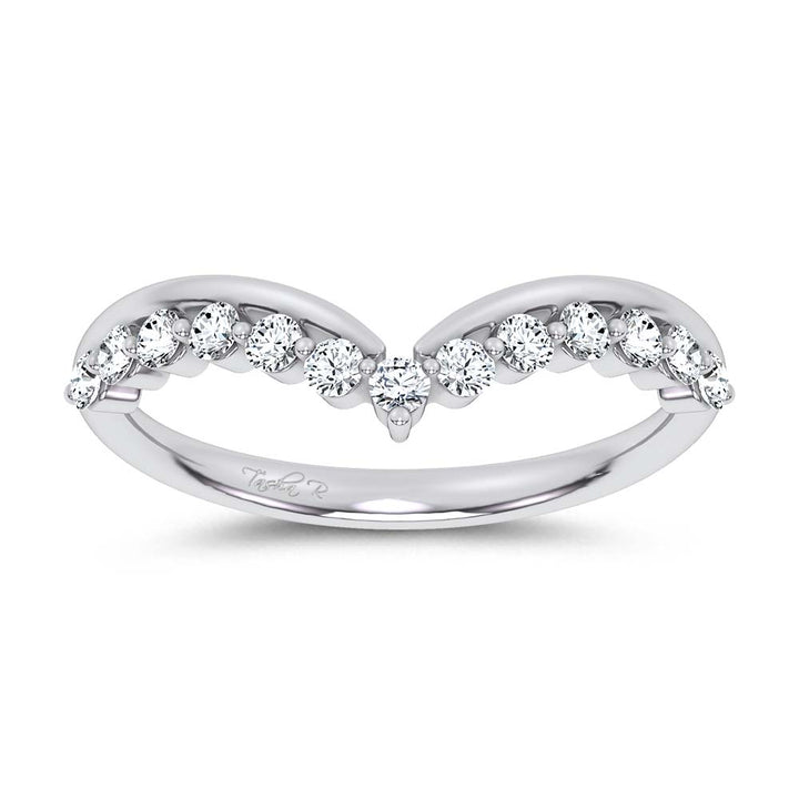 14K 0.25CT Certified Lab Grown  Diamond Enhancer Band