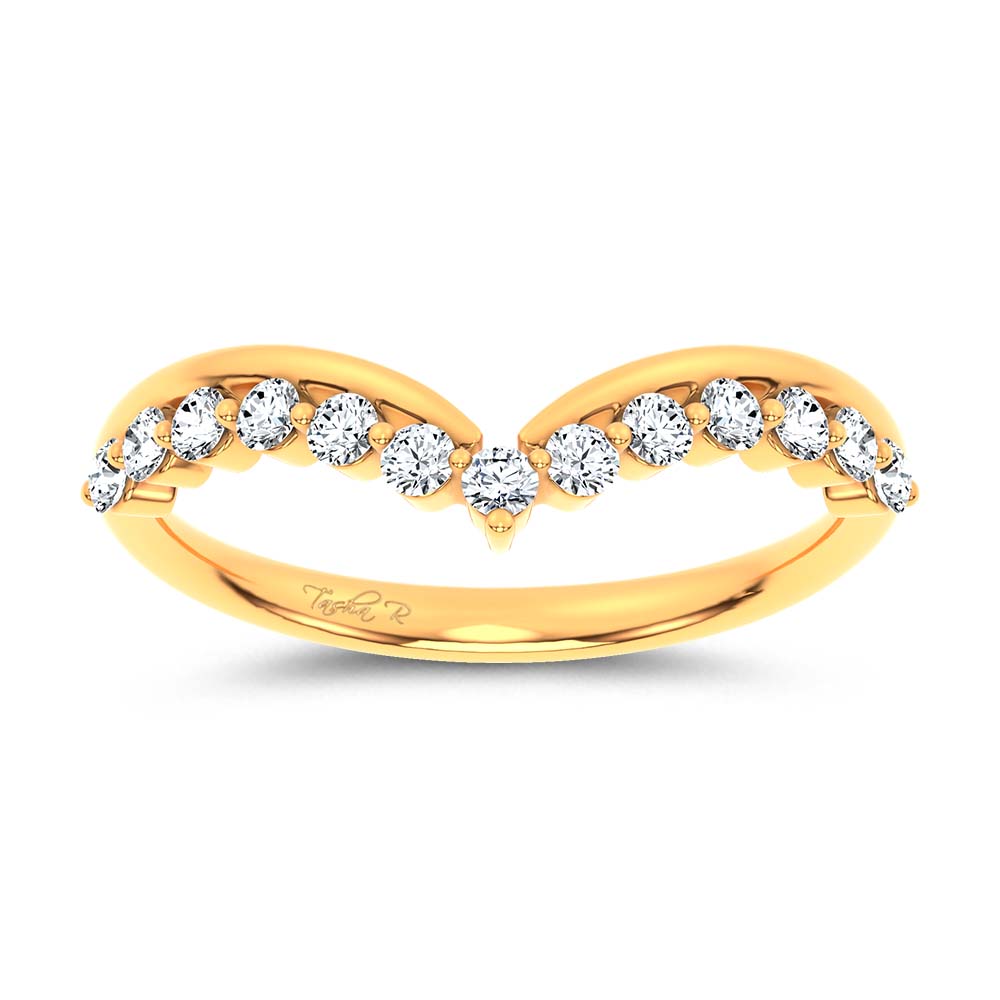 14K 0.25CT Certified Lab Grown  Diamond Enhancer Band