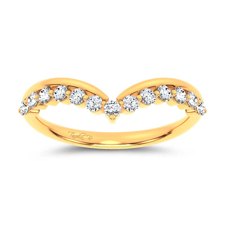 14K 0.25CT Certified Lab Grown  Diamond Enhancer Band