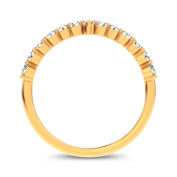 14K 0.25CT Certified Lab Grown  Diamond Enhancer Band