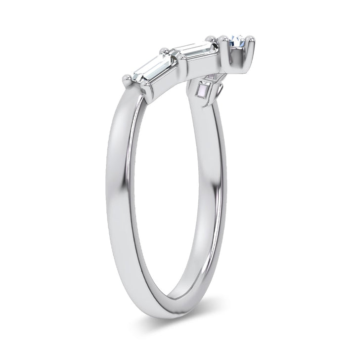 14K 0.25CT Certified Lab Grown  Diamond Enhancer Band