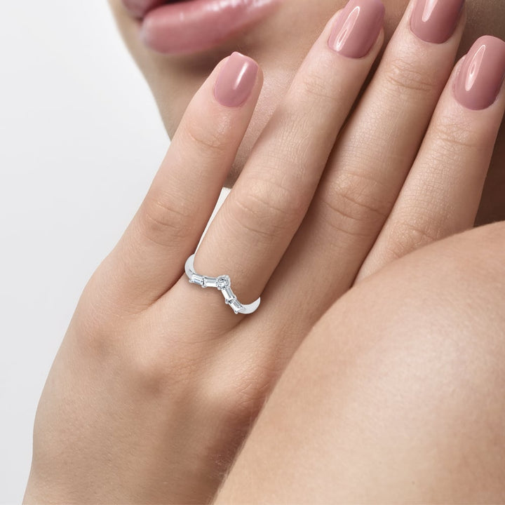 14K 0.25CT Certified Lab Grown  Diamond Enhancer Band