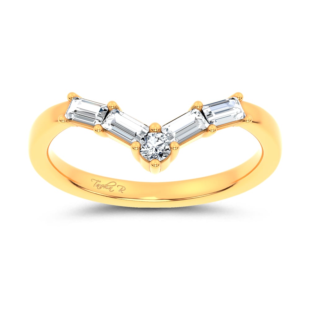 14K 0.25CT Certified Lab Grown  Diamond Enhancer Band