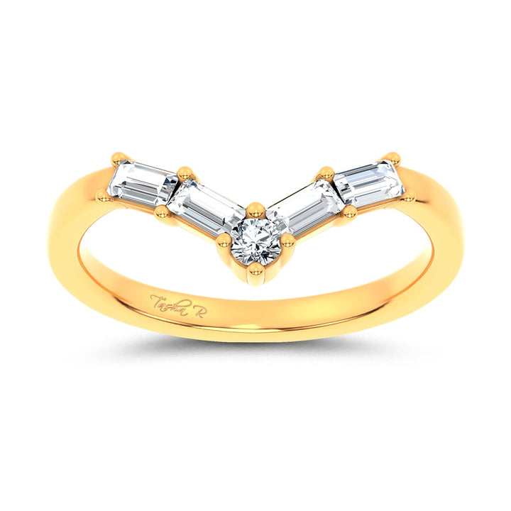 14K 0.25CT Certified Lab Grown  Diamond Enhancer Band