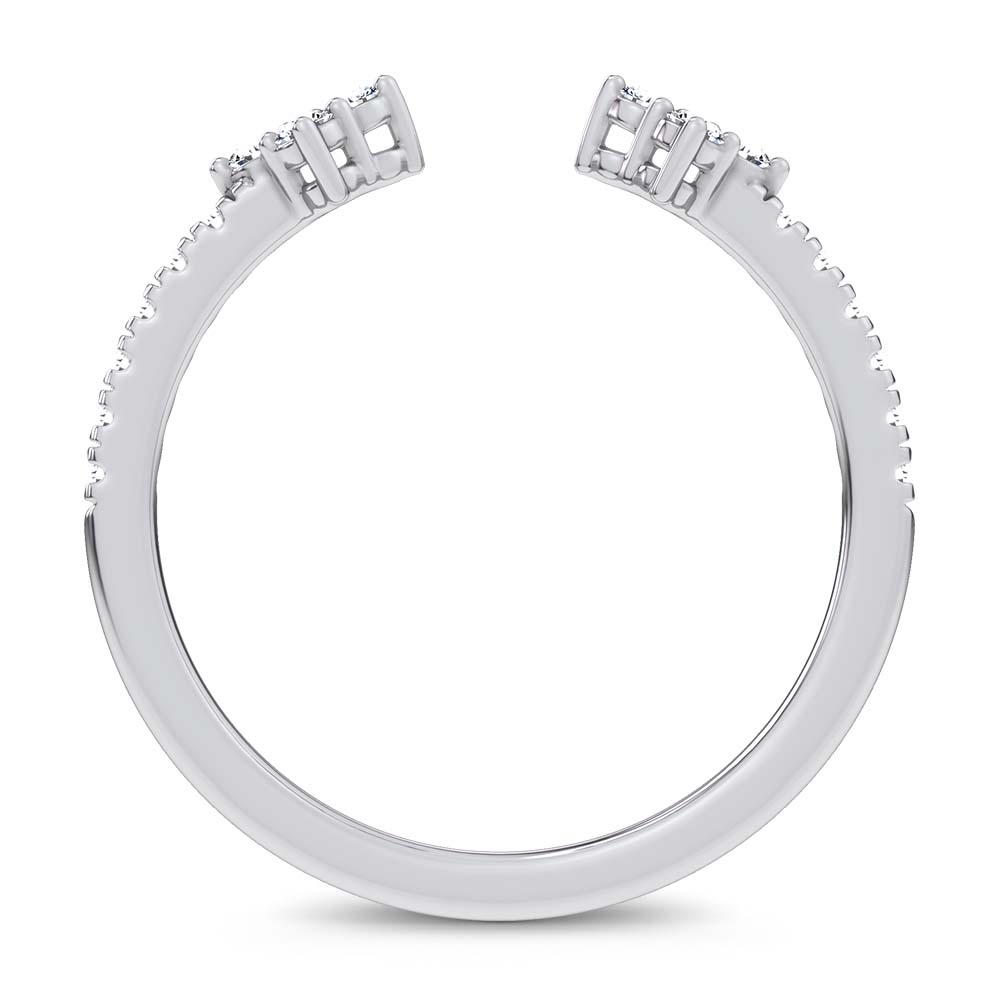 14K 0.20CT Certified Lab Grown  Diamond Enhancer Band