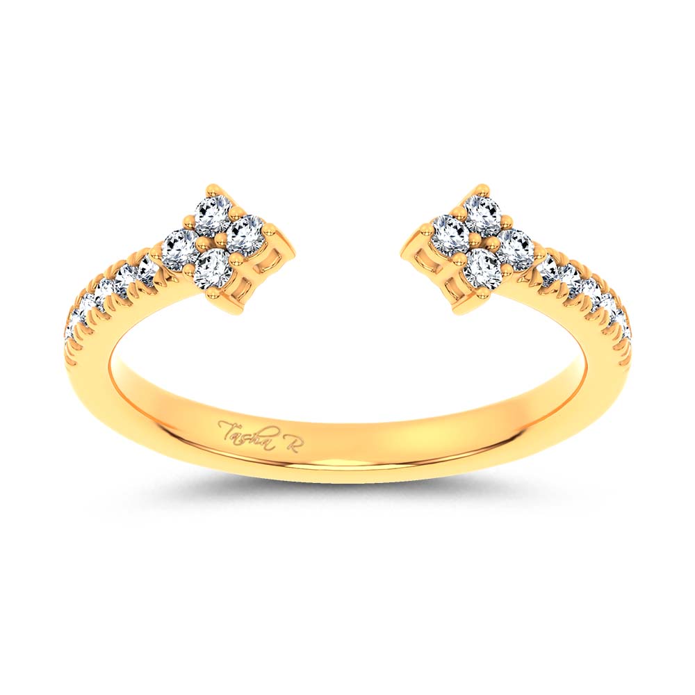14K 0.20CT Certified Lab Grown  Diamond Enhancer Band