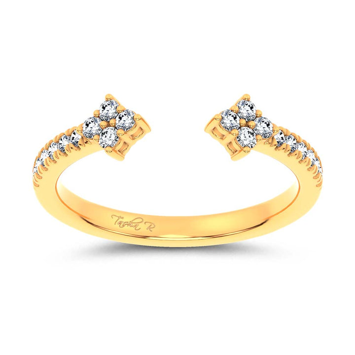 14K 0.20CT Certified Lab Grown  Diamond Enhancer Band