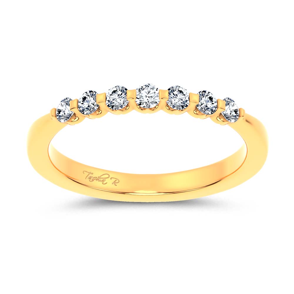 14k 0.24CT Certified Lab Grown  Diamond Enhancer Band