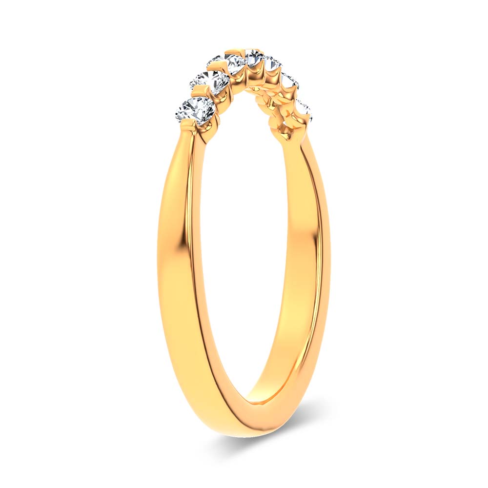 14k 0.24CT Certified Lab Grown  Diamond Enhancer Band