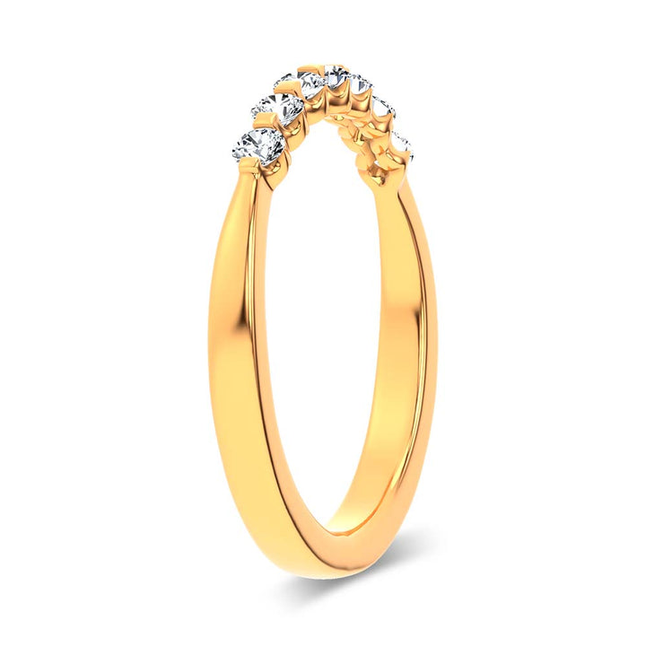 14k 0.24CT Certified Lab Grown  Diamond Enhancer Band