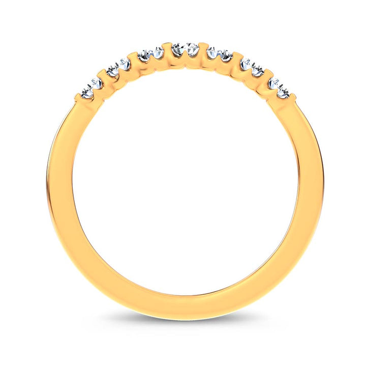 14k 0.24CT Certified Lab Grown  Diamond Enhancer Band