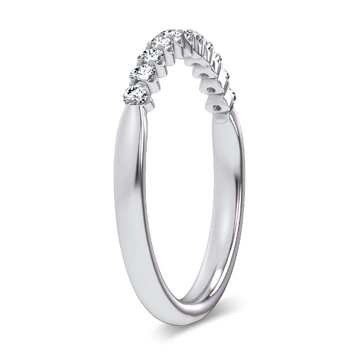 14K 0.25CT Certified Lab Grown  Diamond Band
