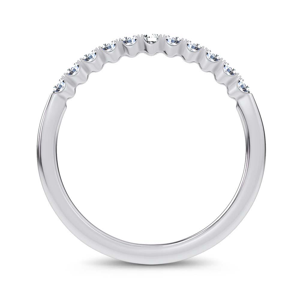 14K 0.25CT Certified Lab Grown  Diamond Band