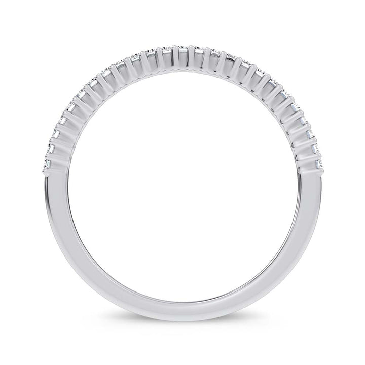 14K 0.33CT Certified Lab Grown Fancy Band
