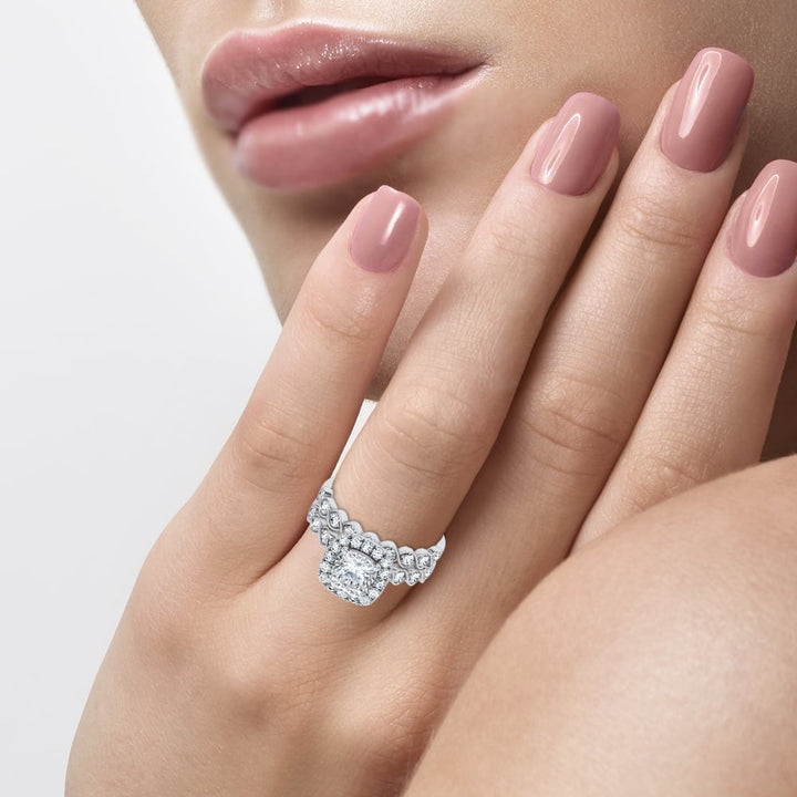 14K 2.76CT Certified Lab Grown TRIO SET