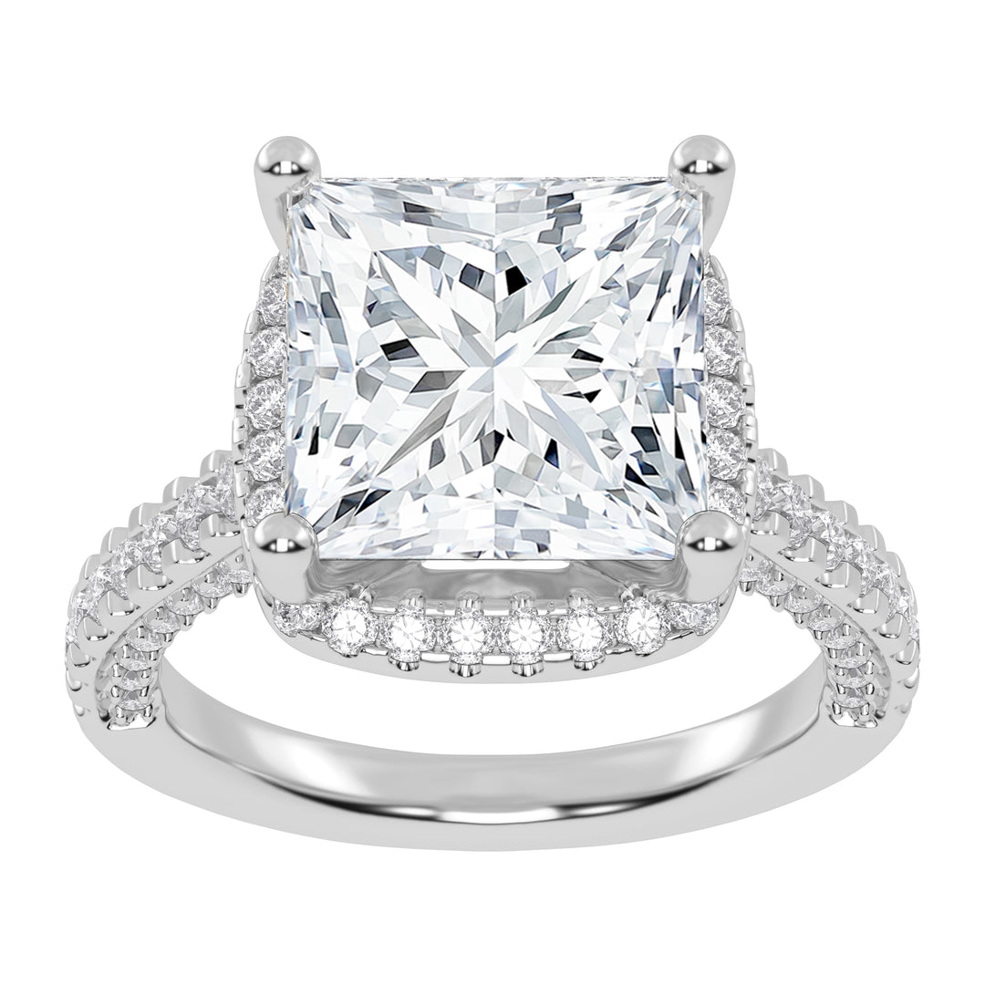 10K 4.76CT  Certified Lab Grown Diamond Engagement Ring
