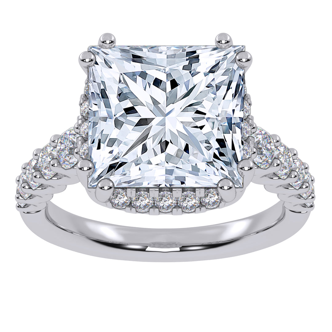 10K 4.75CT Certified  Lab Grown Diamond Engagement Ring