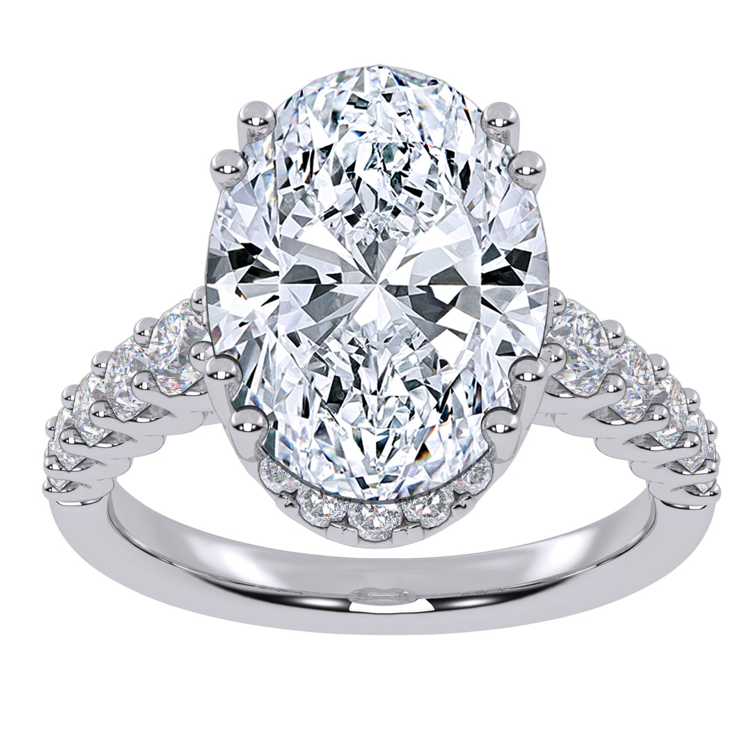 10K 4.75CT Lab Grown Diamond Engagement Ring