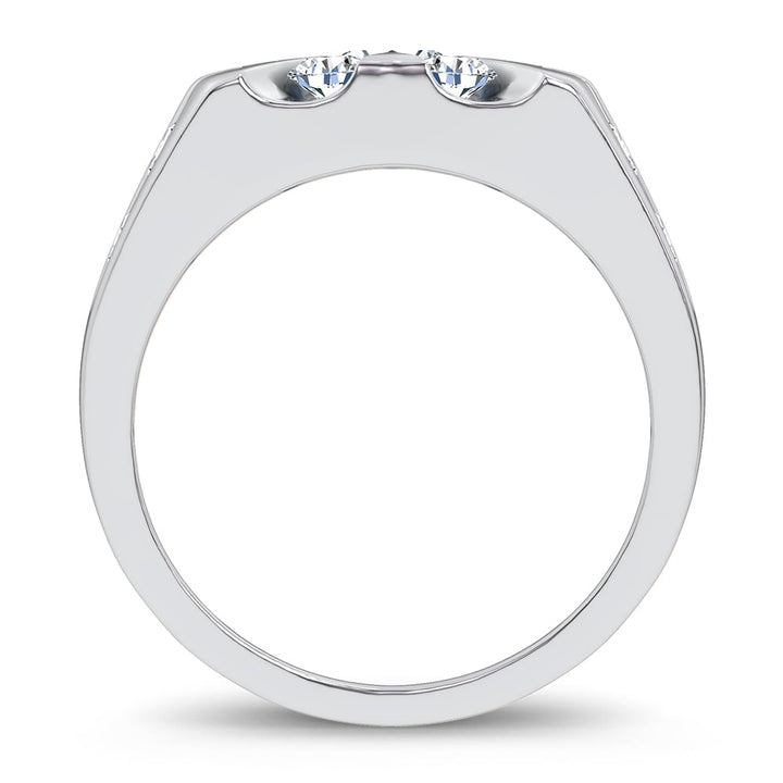 14k 3.00CT Certified Lab Grown Mens Ring