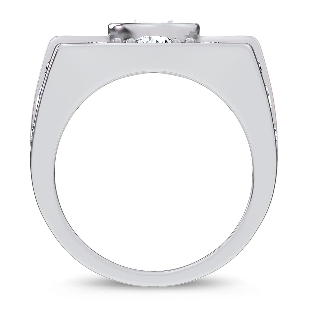 14k 4.75CT Certified Lab Grown Mens Ring