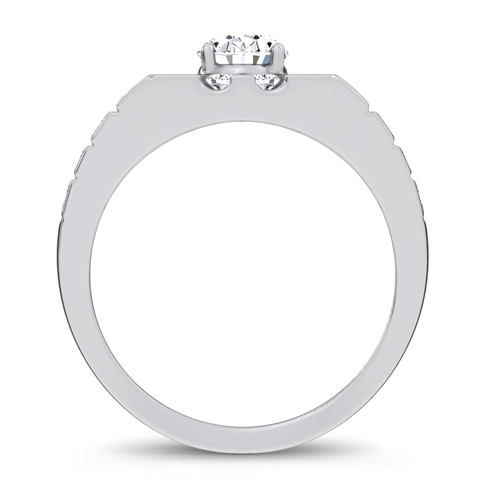 14K 2.25CT Certified Lab Grown Mens Ring