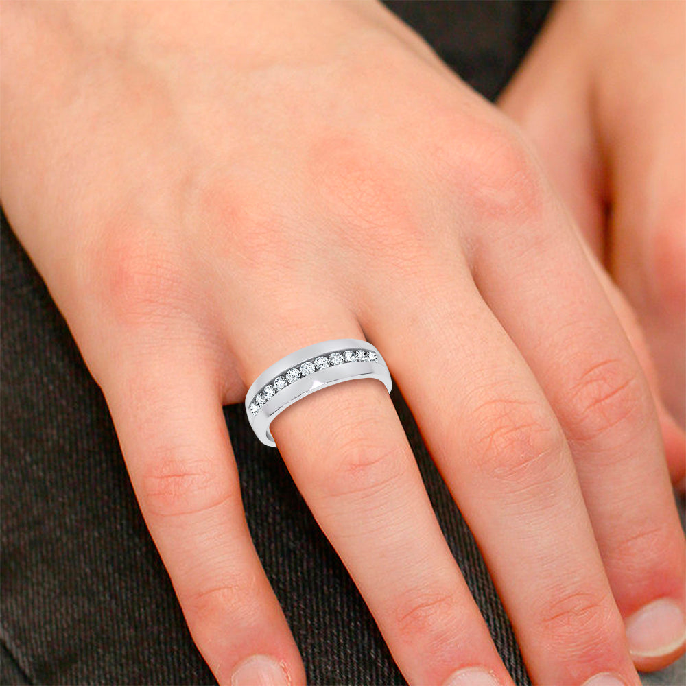 14K 0.48CT DIAMOND MEN'S RING
