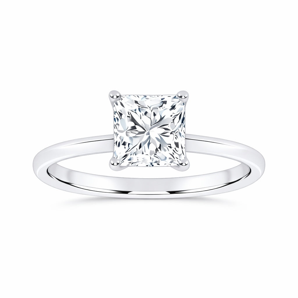 10K 1.00CT  Certified Lab Grown Solitaire Ring