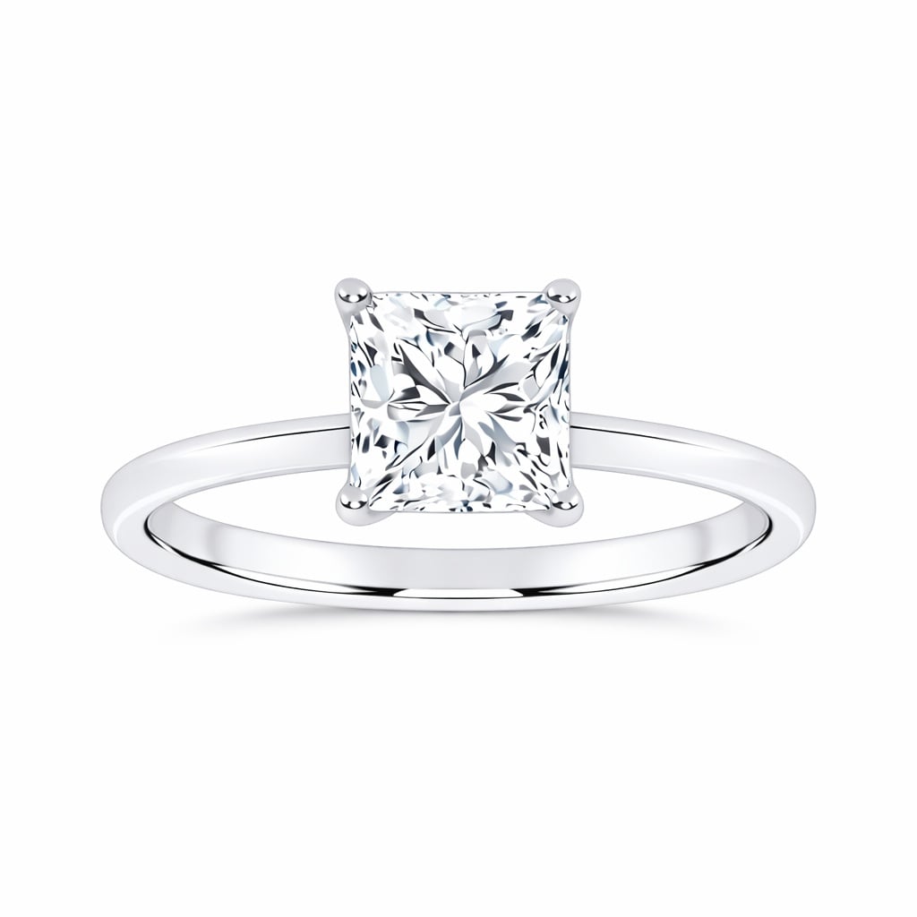 10K 0.50CT  Certified Lab Grown Solitaire Ring