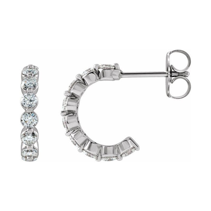 Accented Hoop Earrings