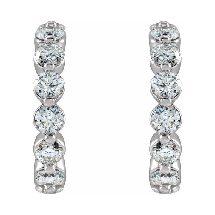 Accented Hoop Earrings