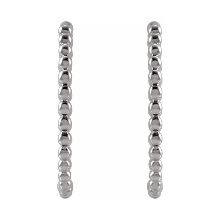 Beaded Hoop Earrings
