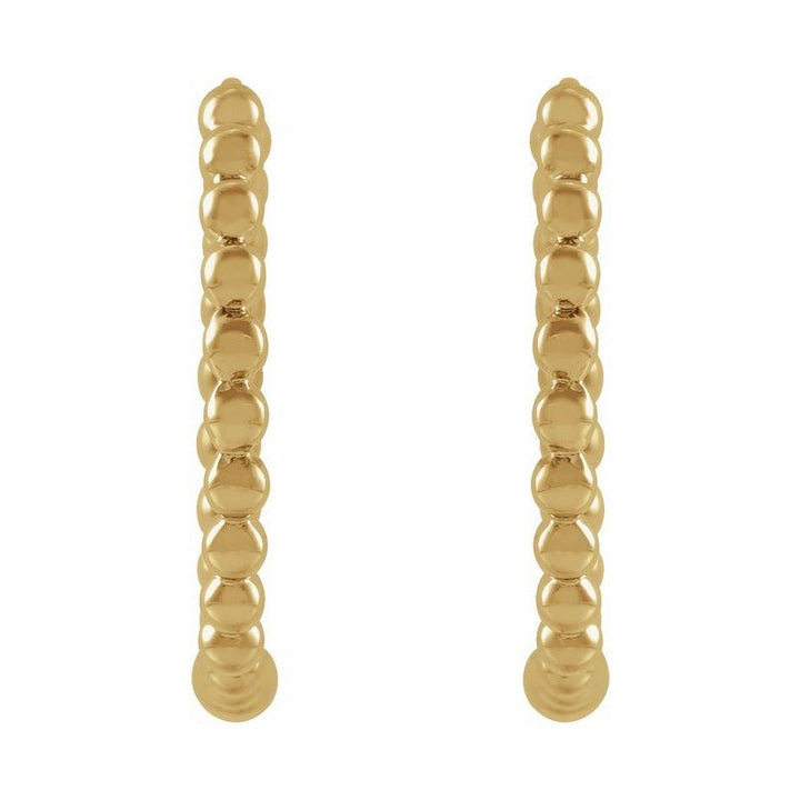 Beaded Hoop Earrings