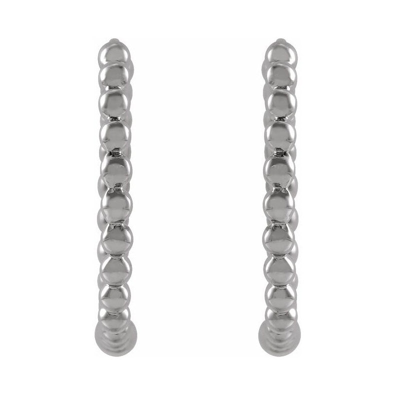 Beaded Hoop Earrings
