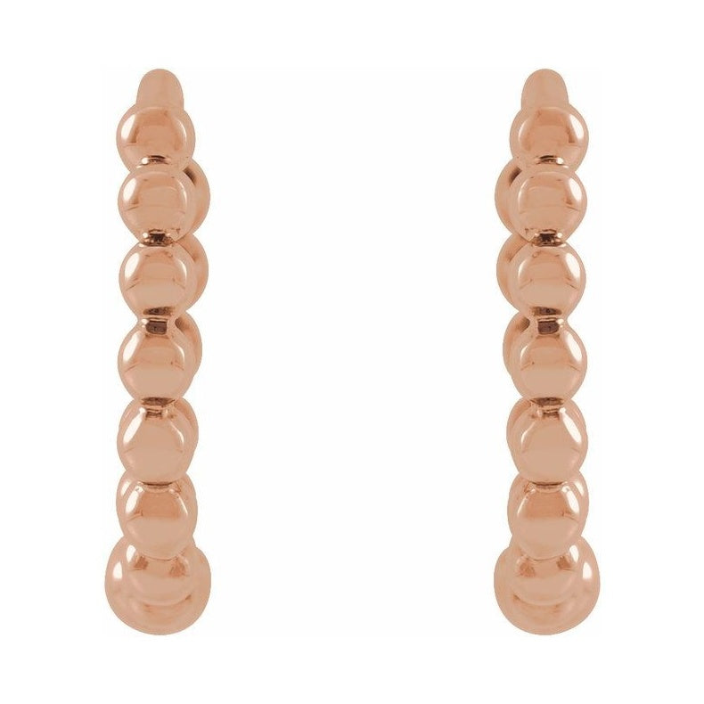 Beaded Hoop Earrings