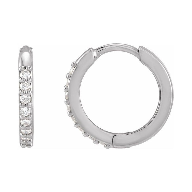 Accented Huggie Earrings