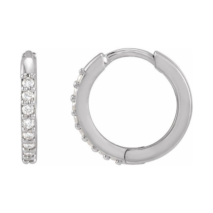 Accented Huggie Earrings