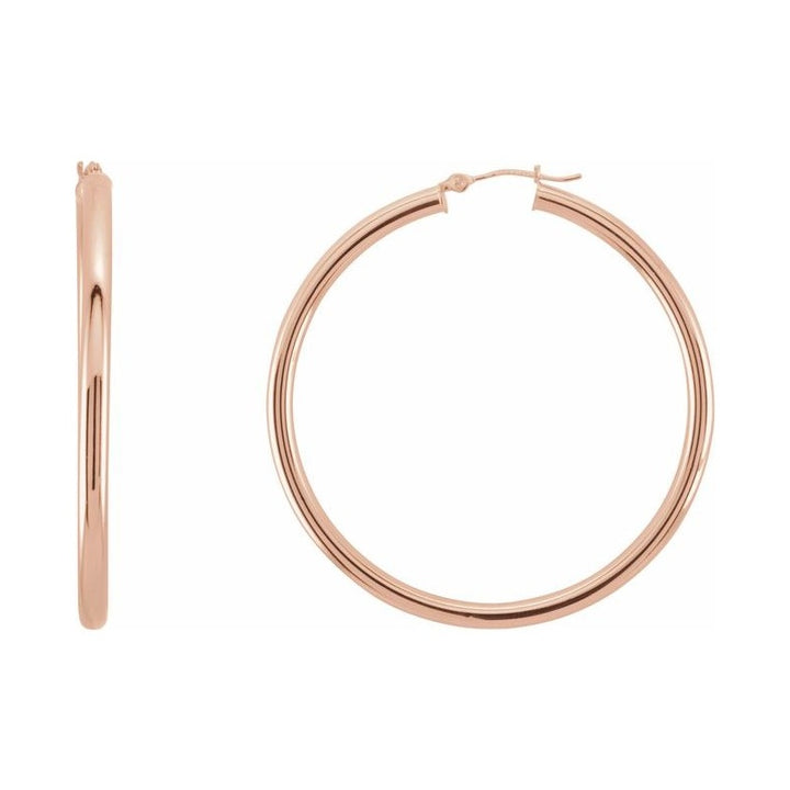 Tube Hoop Earrings