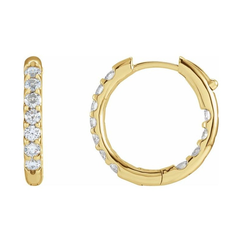 Inside-Outside Hoop Earrings