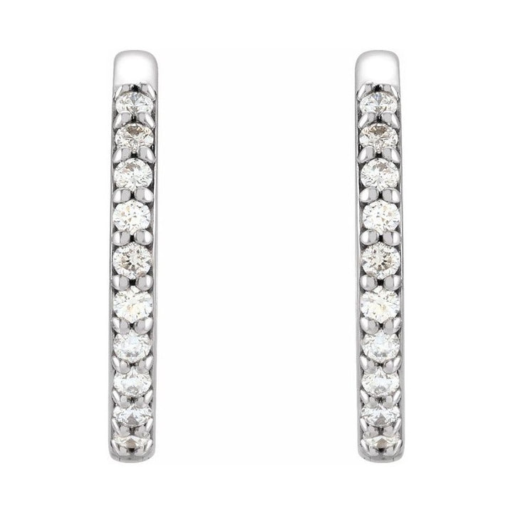 Accented Huggie Earrings