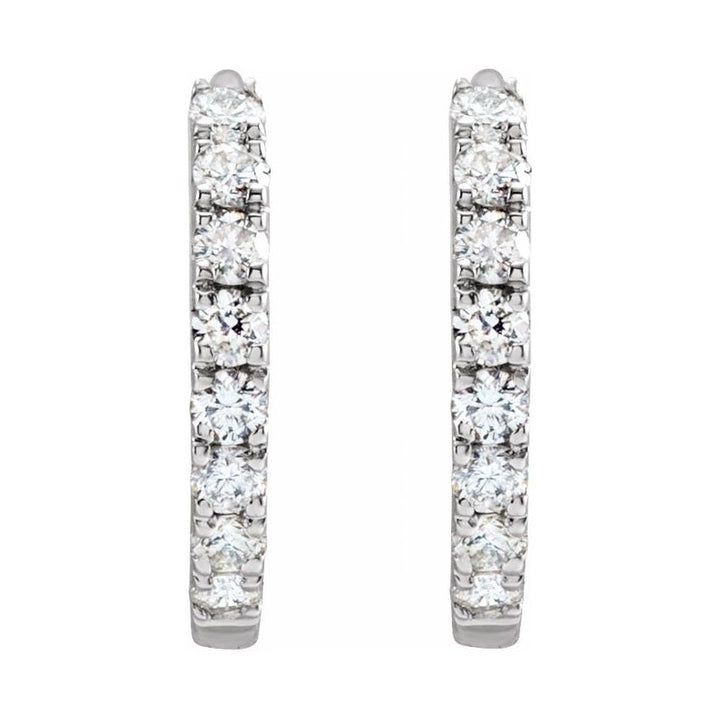 Lab-Grown Diamond Hoop Earrings