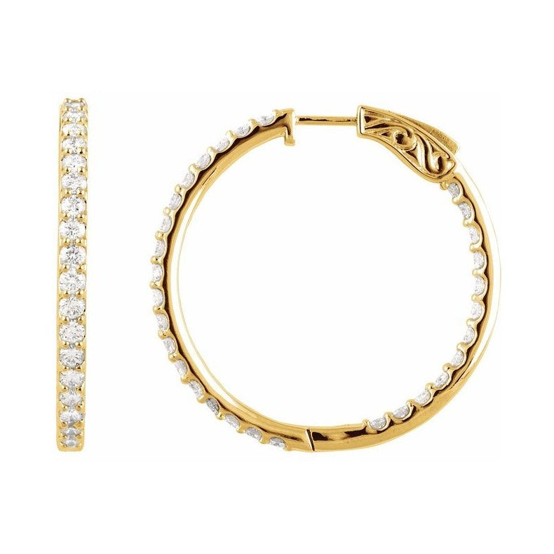 Inside-Outside Hoop Earrings