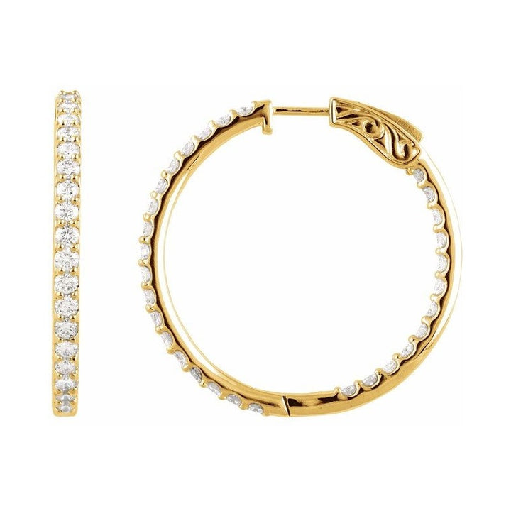 Inside-Outside Hoop Earrings