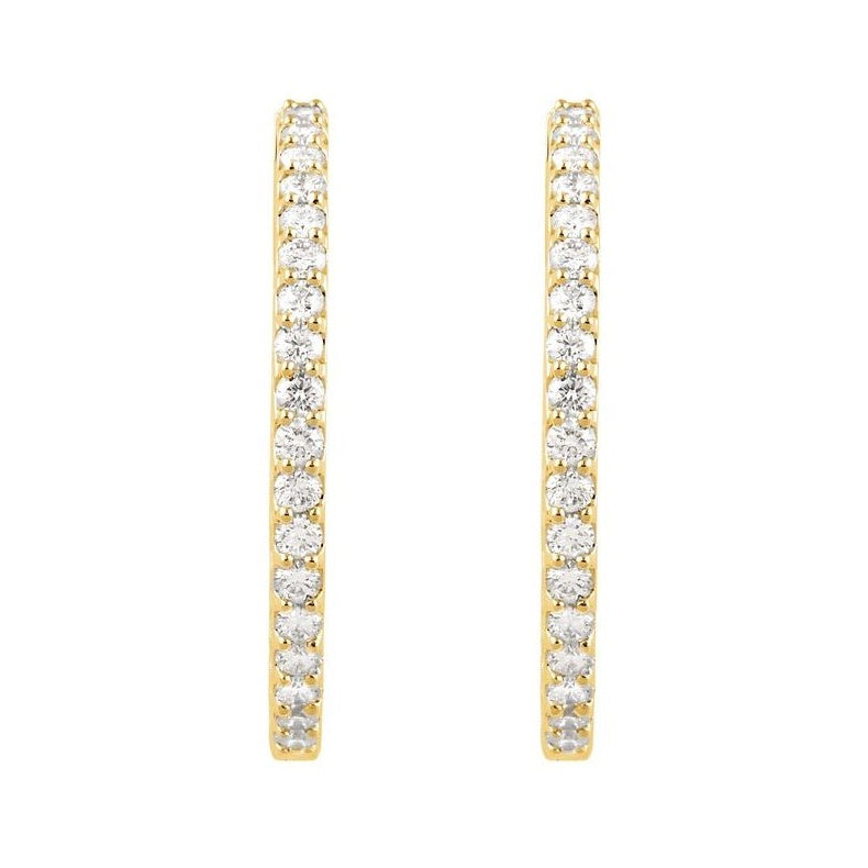 Inside-Outside Hoop Earrings