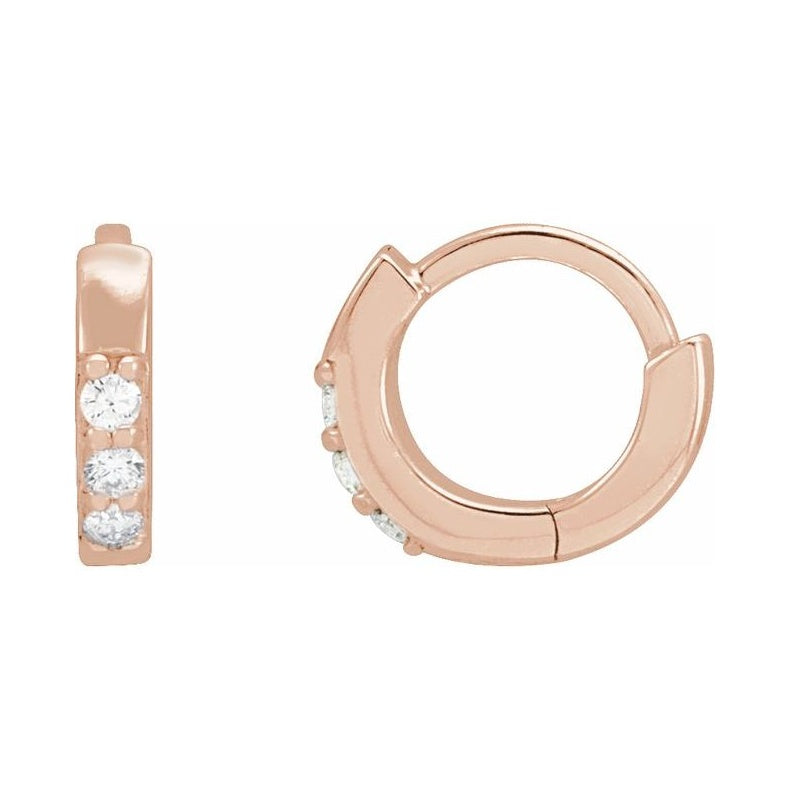 Accented Huggie Earrings