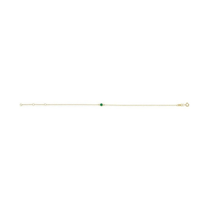 Bezel-Set Link Bracelet