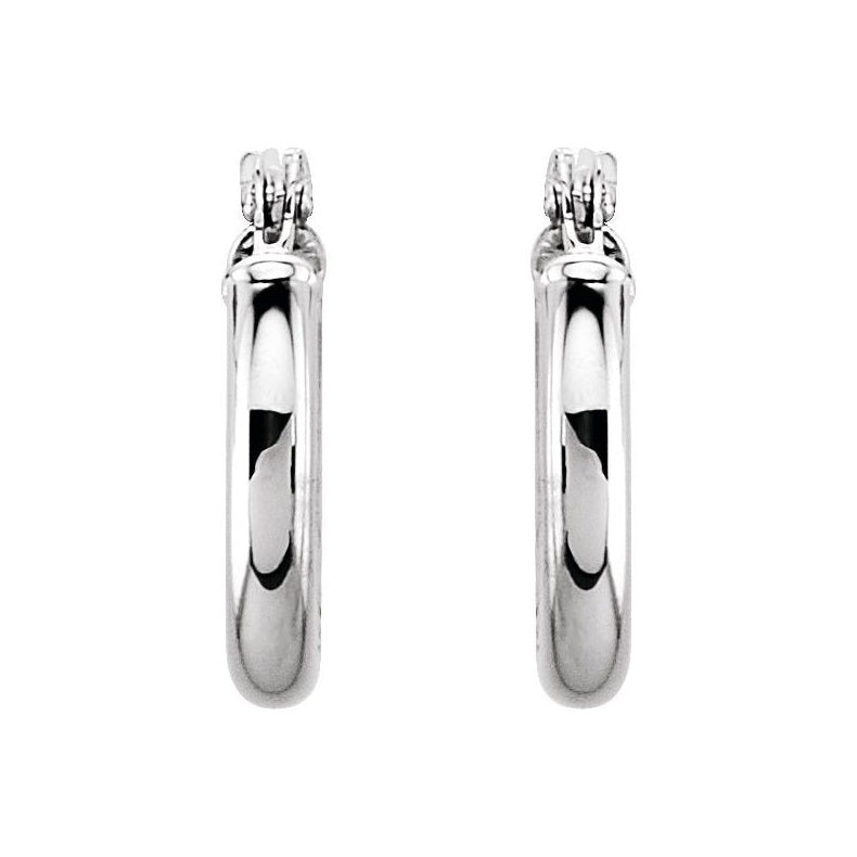 Tube Hoop Earrings