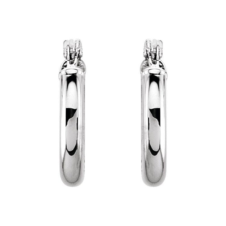 Tube Hoop Earrings